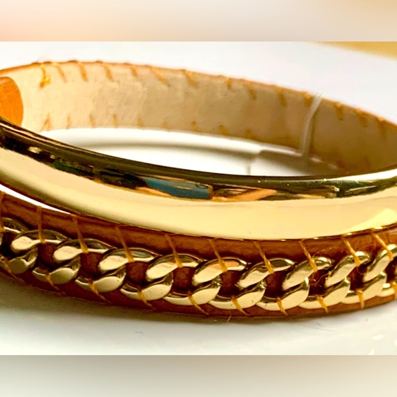 🐍Soft Faux Brown Leather Adjustable Wrap Bracelet with Gold Tone by ViVl - Picture 11 of 11